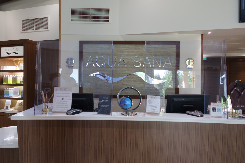 Aqua Sana Spa Reception Desk